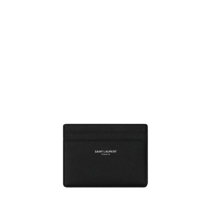 Saint Laurent Grain de Poudre creditcardhouder - MARANOS