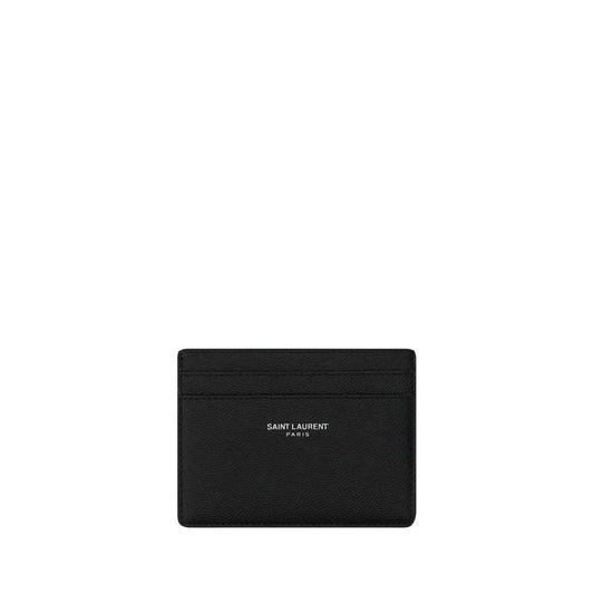 Saint Laurent Grain de Poudre creditcardhouder - MARANOS