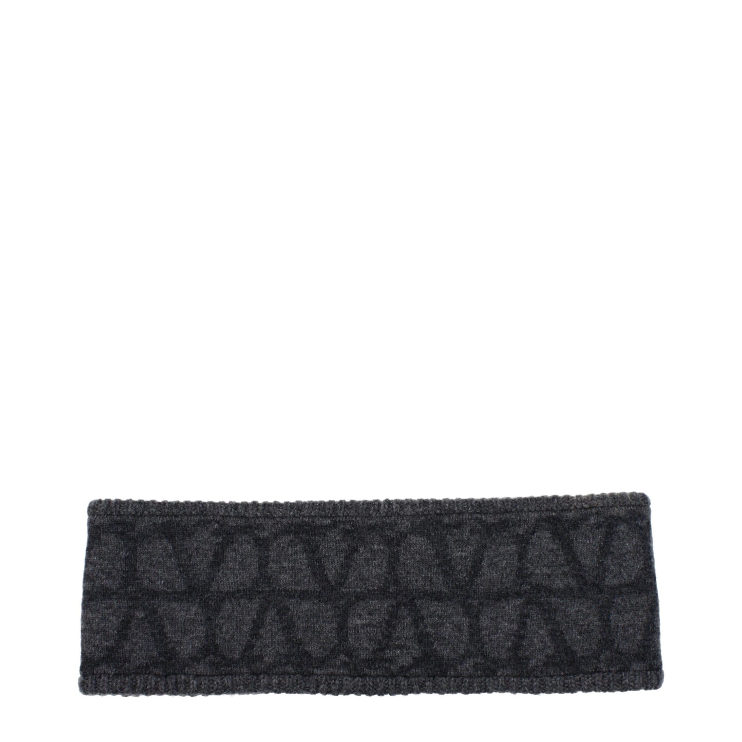 Valentino Garavani Gray Wool Headbands Valentino Garavani