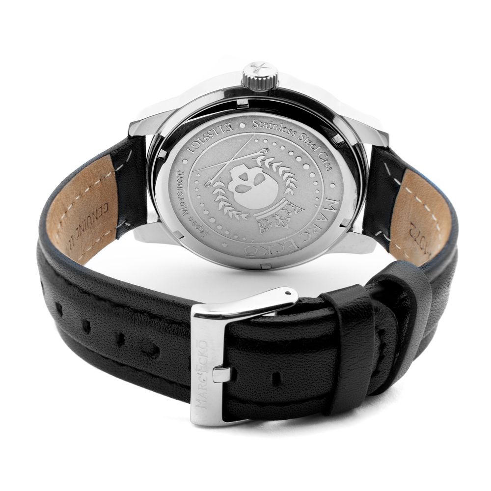 Marc Ecko Black Leather Watch Marc Ecko