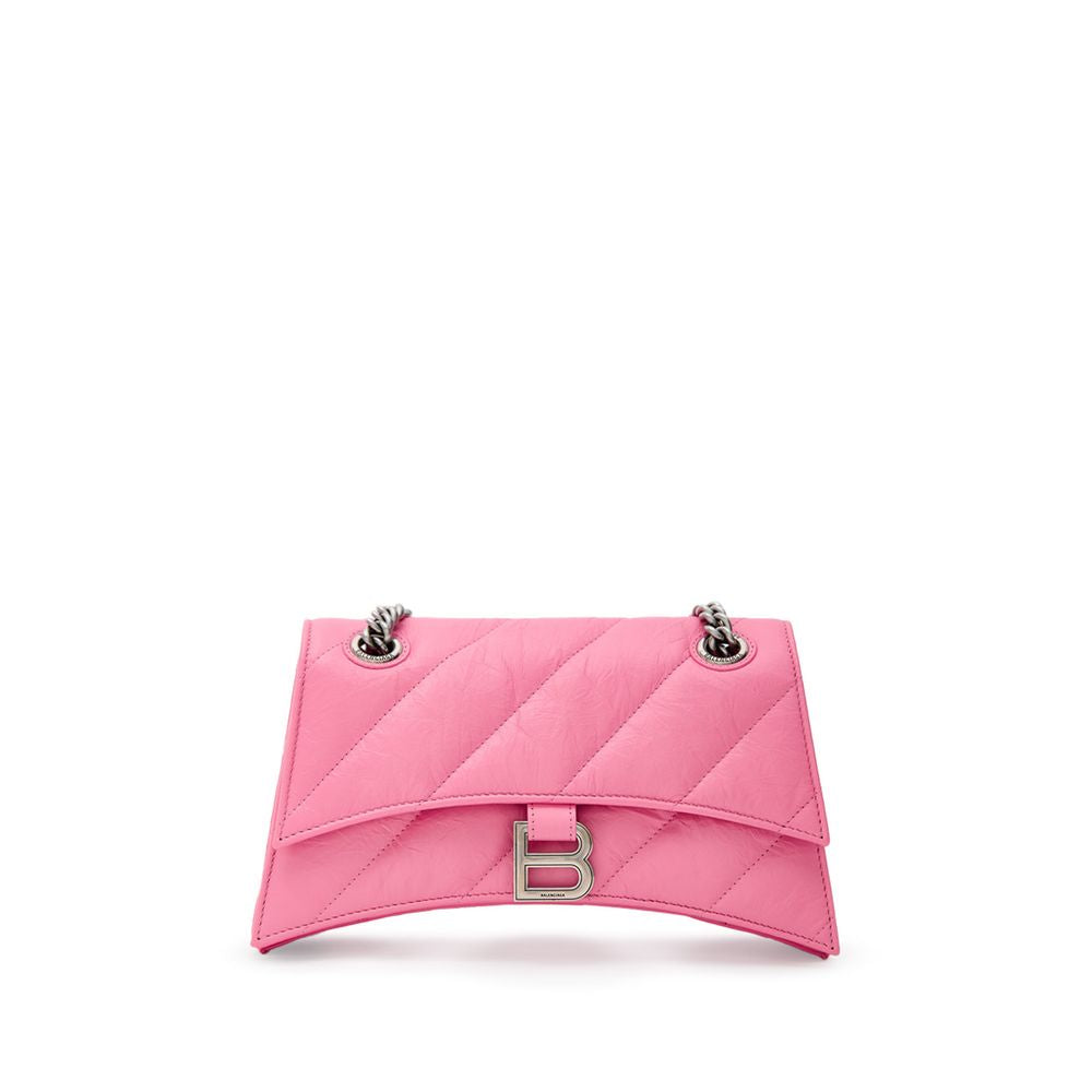 Balenciaga Crush roze leren schoudertas Balenciaga
