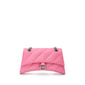 Balenciaga Crush roze leren schoudertas Balenciaga