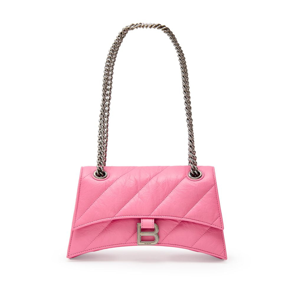 Balenciaga Crush roze leren schoudertas Balenciaga