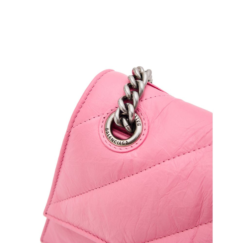 Balenciaga Crush roze leren schoudertas Balenciaga