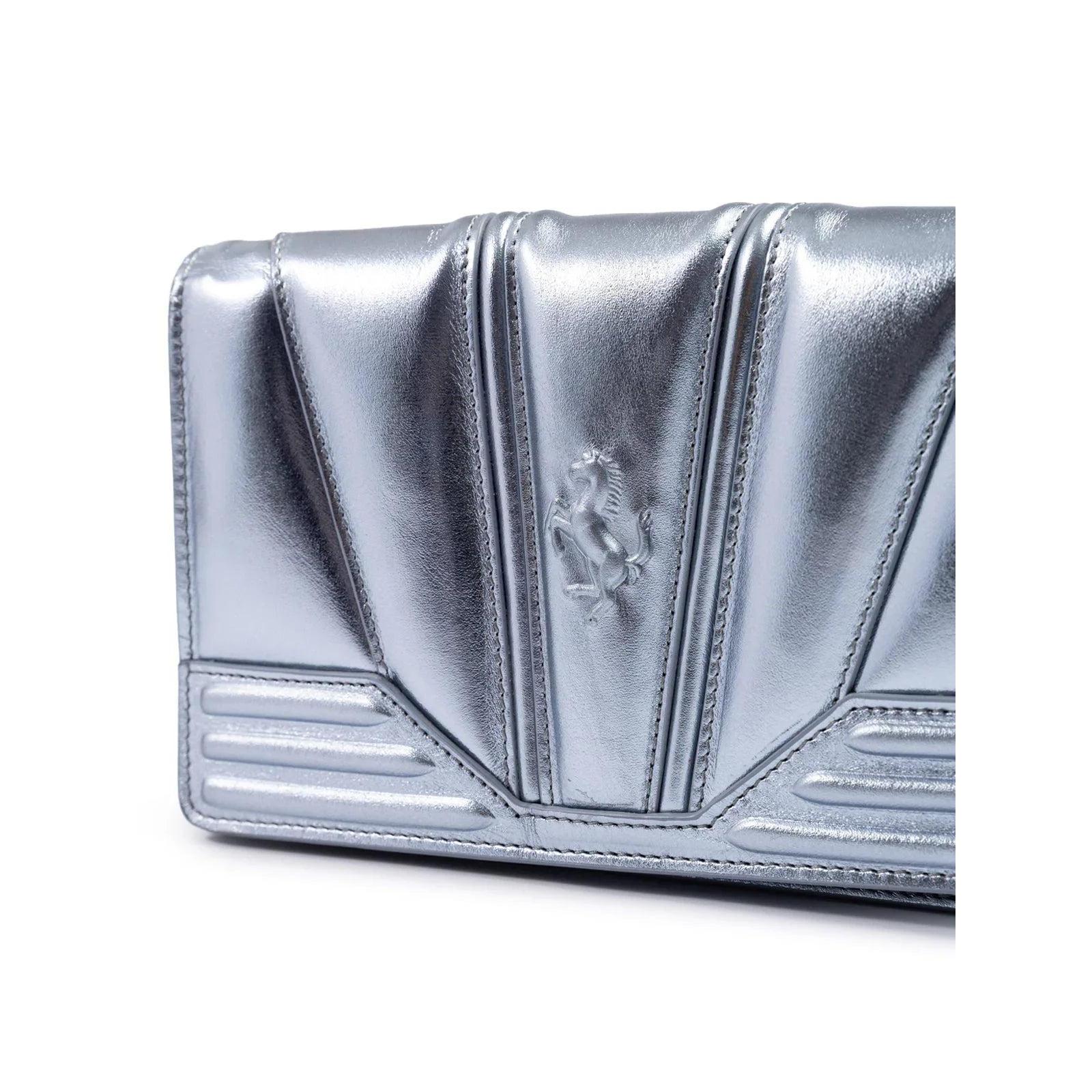 Ferrari Metal Light Blue GT schoudertas - MARANOS