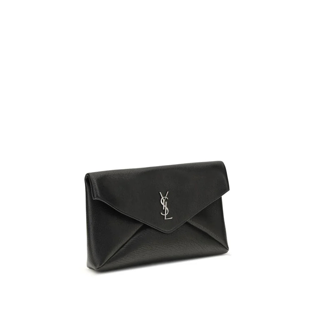 Saint Laurent Cassandre Grote Envelope Clutch - MARANOS