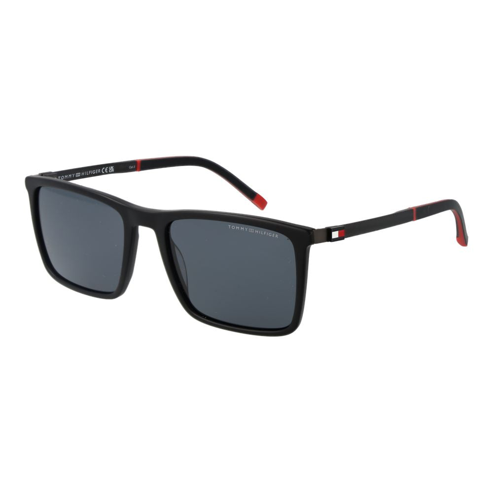 Tommy Hilfiger Black Men Sunglasses - MARANOS
