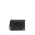 Fendi Pouch in Leer en FF Canvas - MARANOS