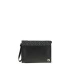 Fendi Pouch in Leer en FF Canvas - Maranos