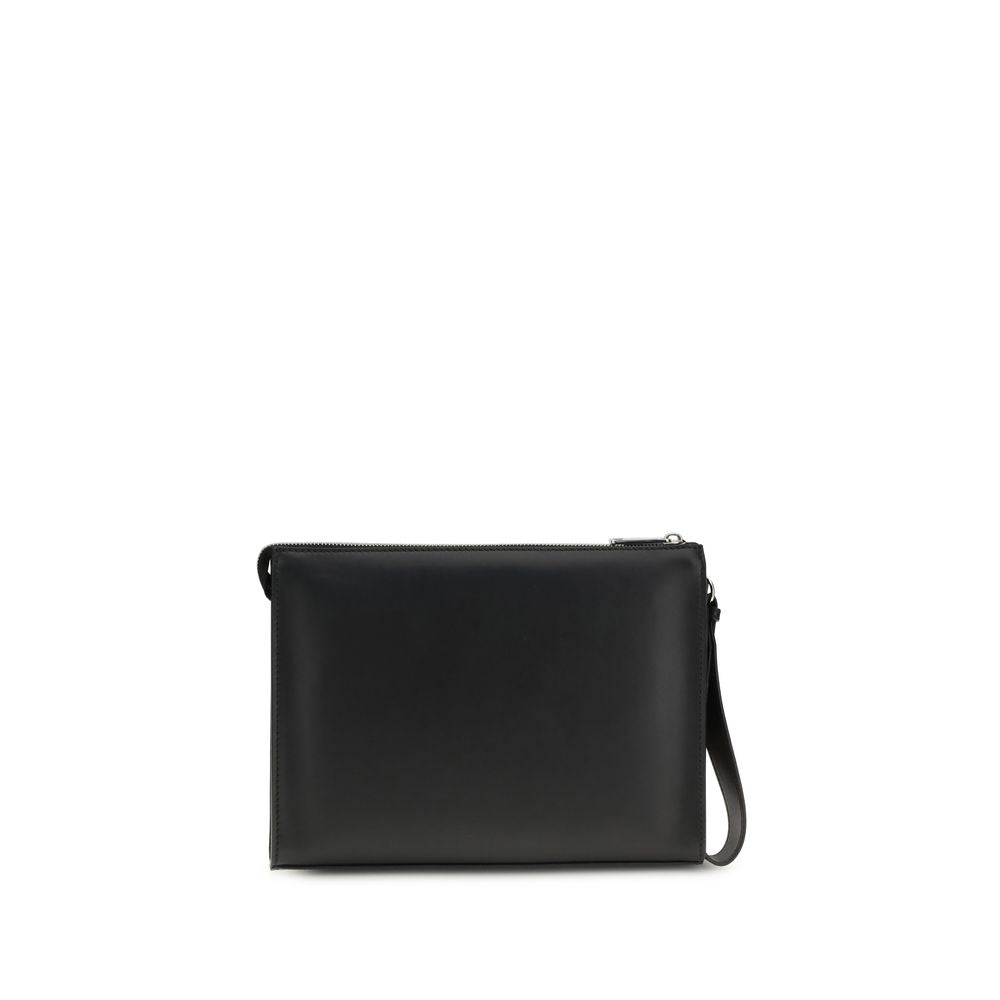 Fendi Pouch in Leer en FF Canvas - Maranos