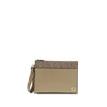 Fendi Pouch in Leer en FF Canvas - MARANOS