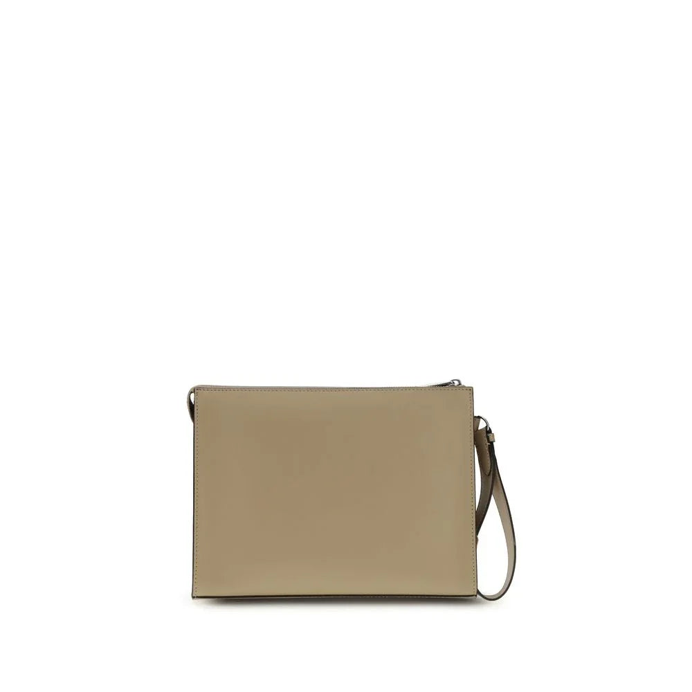 Fendi Pouch in Leer en FF Canvas - MARANOS