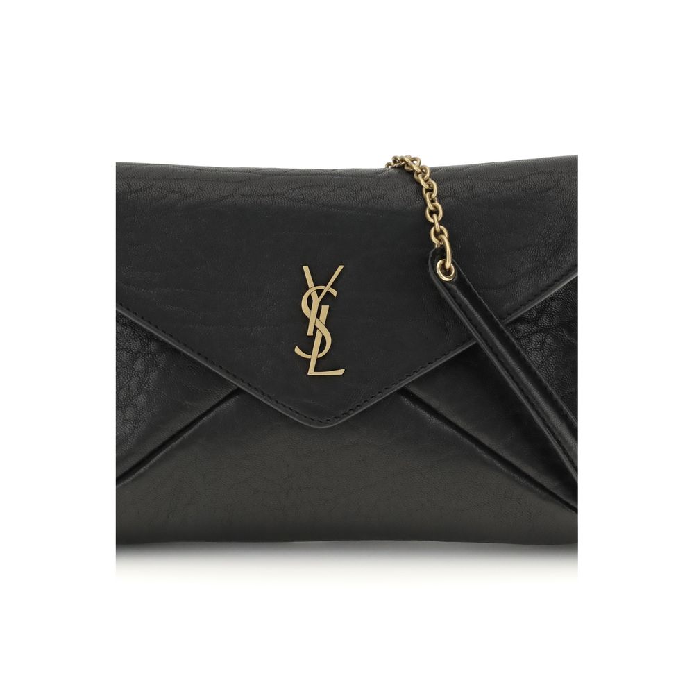 Saint Laurent Cassandre chain Clutch Bag Saint Laurent