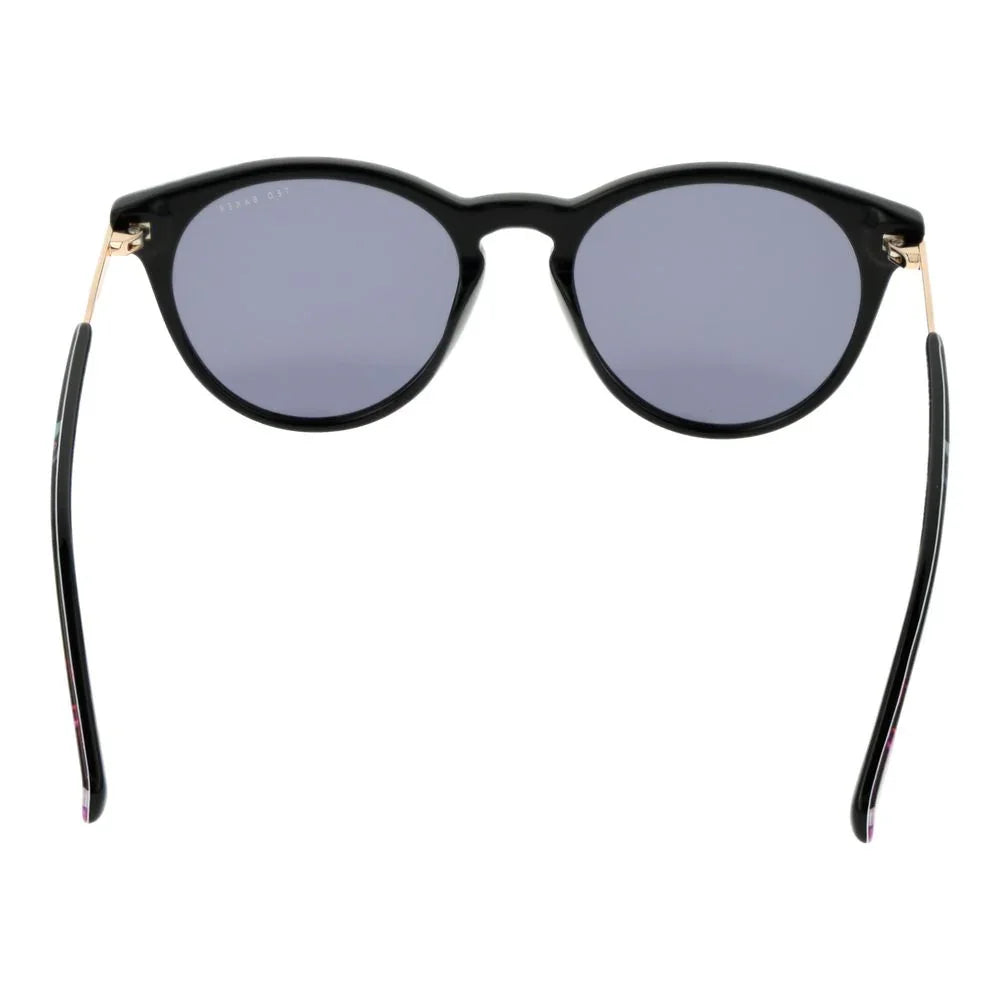 Ted Baker zwarte ronde zonnebril - MARANOS