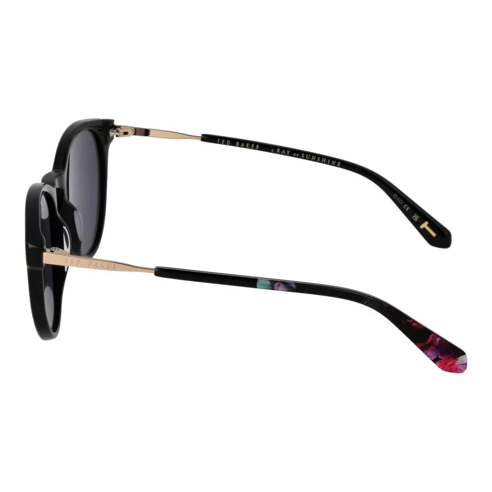 Ted Baker zwarte ronde zonnebril - MARANOS
