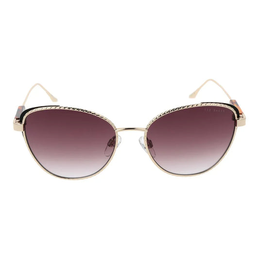 Ted Baker dameszonnebril in goud - MARANOS