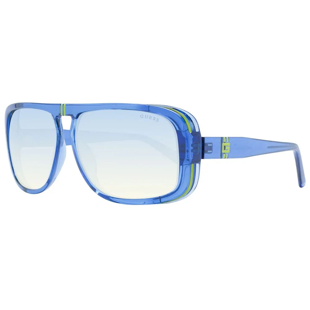 Guess blauwe aviator zonnebril - MARANOS