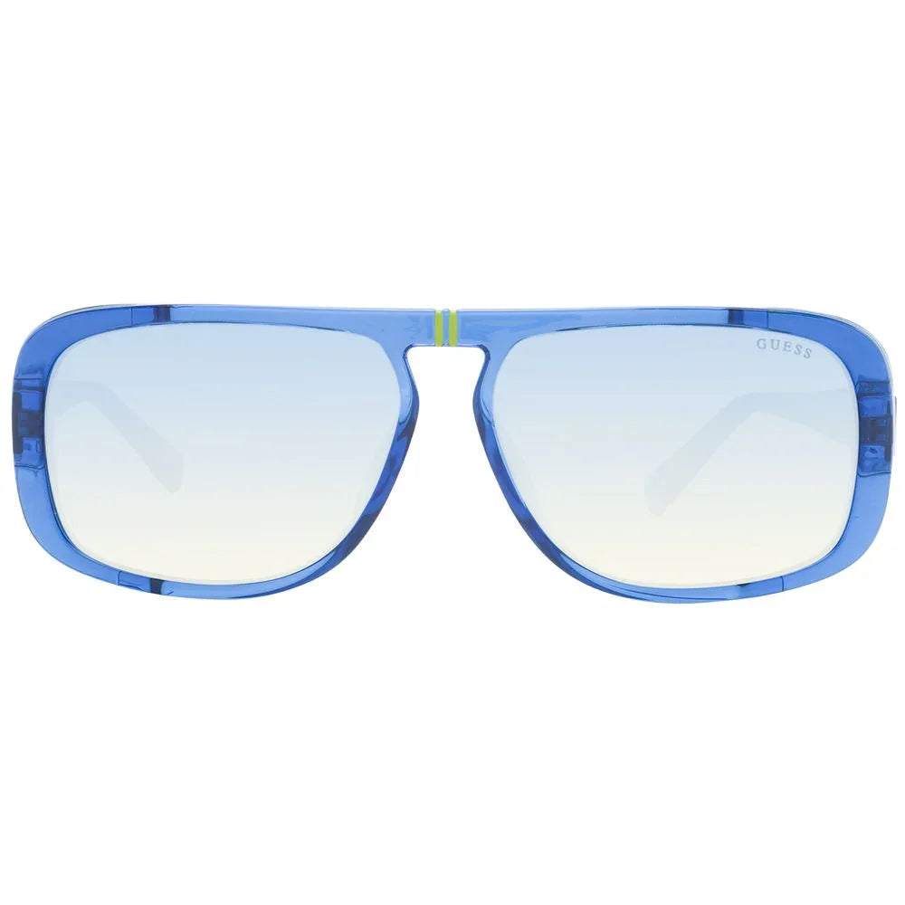 Guess blauwe aviator zonnebril - MARANOS