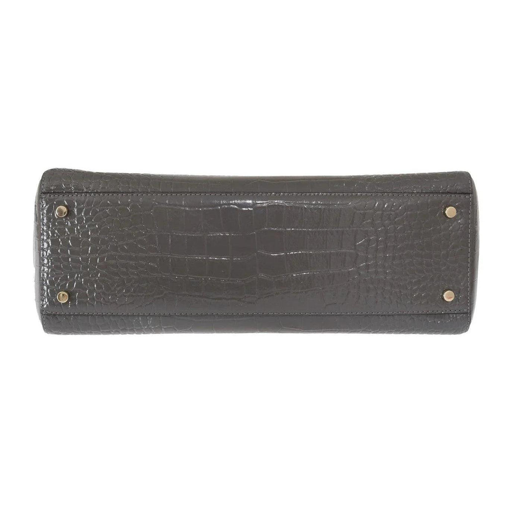 Kate Spade Elissa Bristol Drive Croc-Embossed Leren Tote Handtas - MARANOS