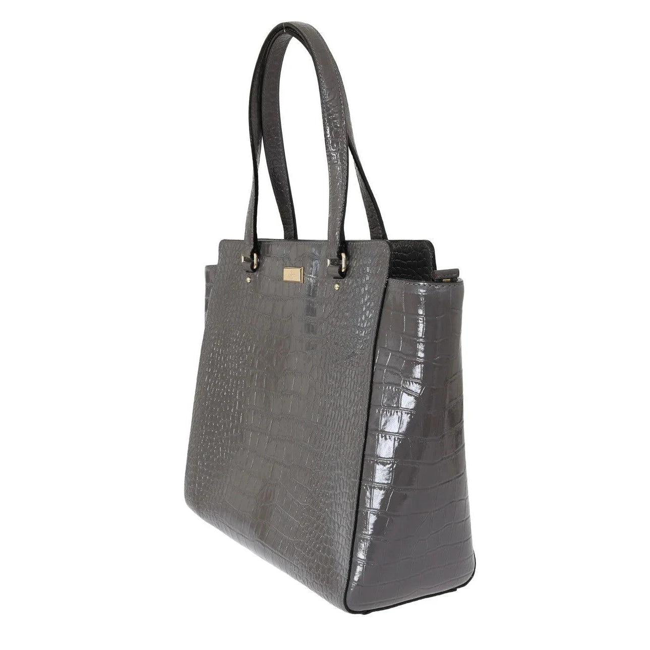 Kate Spade Elissa Bristol Drive Croc-Embossed Leren Tote Handtas - MARANOS