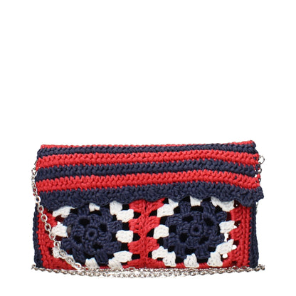 Miu Miu multicolor raffia clutch - MARANOS