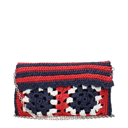 Miu Miu multicolor raffia clutch - MARANOS