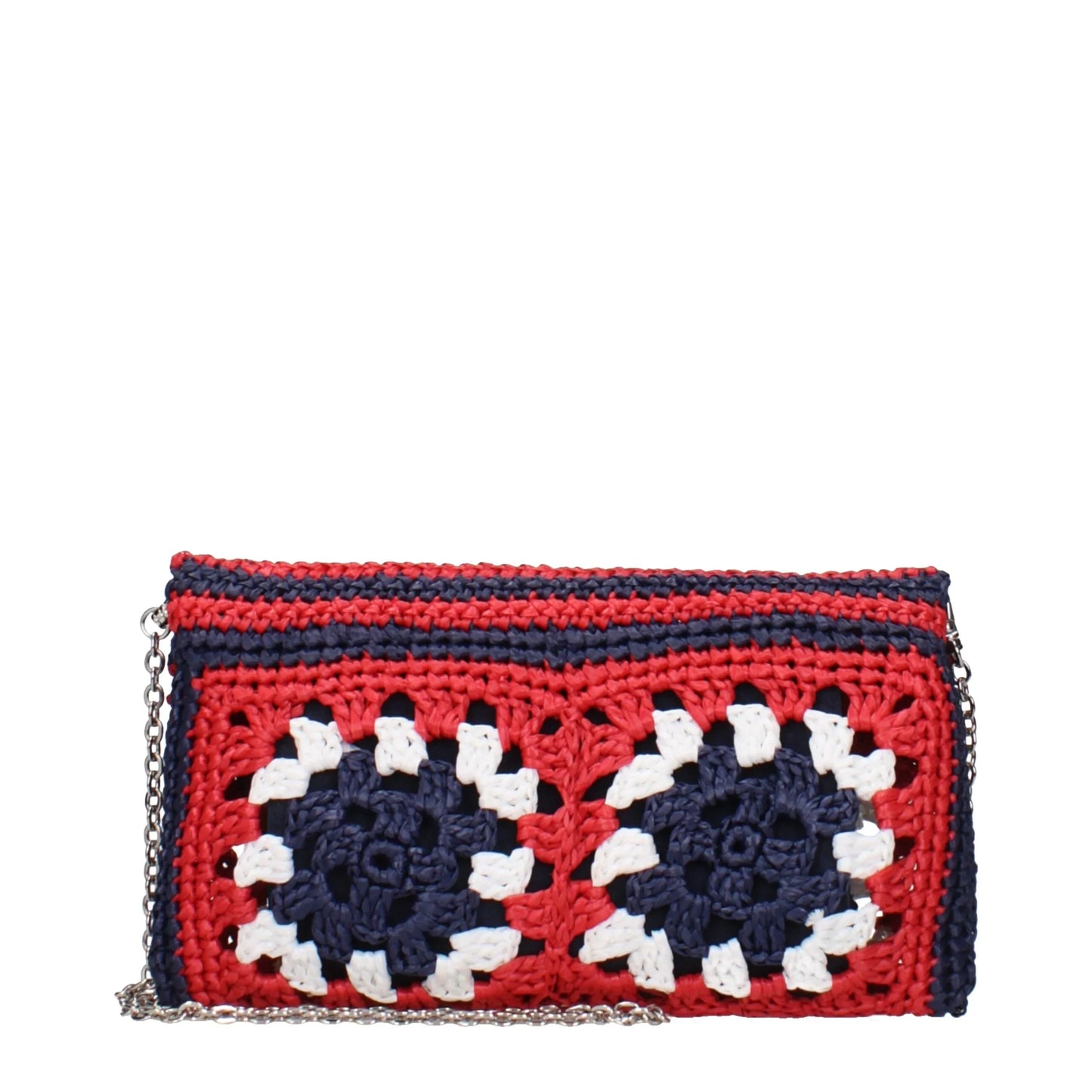 Miu Miu multicolor raffia clutch - MARANOS