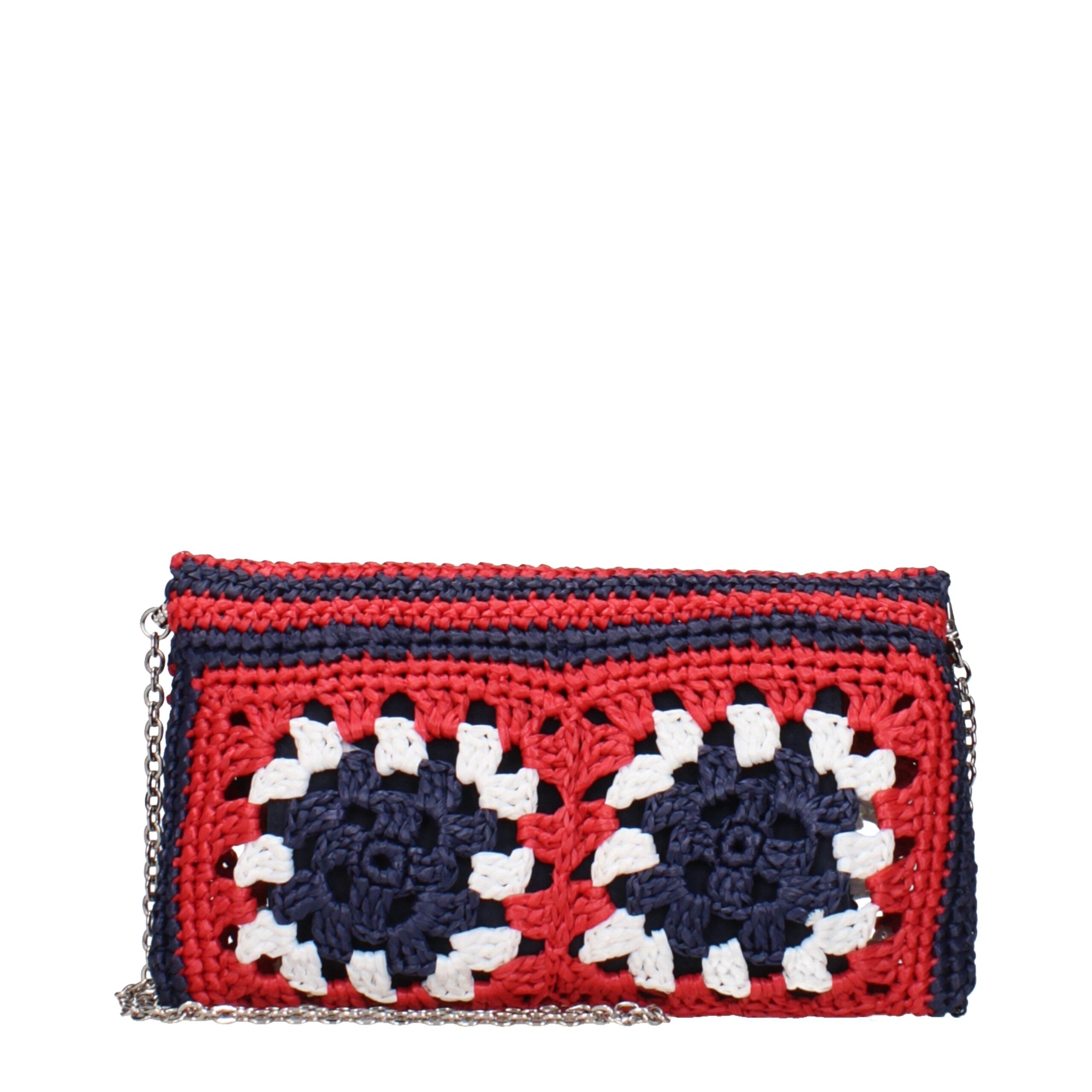 Miu Miu multicolor raffia clutch Miu Miu
