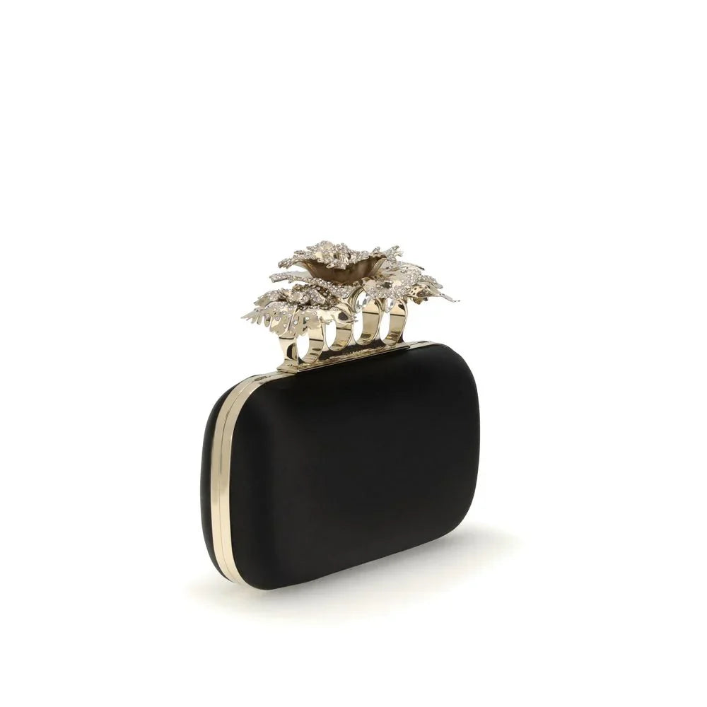 Alexander McQueen Carnation clutch in zijde - MARANOS