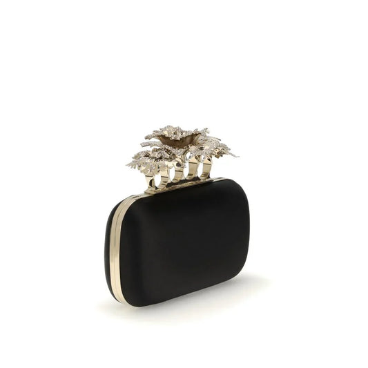 Alexander McQueen Carnation clutch in zijde - MARANOS