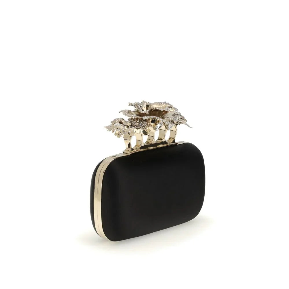 Alexander McQueen Carnation clutch in zijde - MARANOS