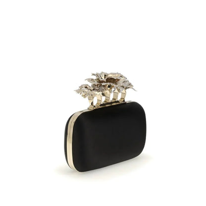 Alexander McQueen Carnation clutch in zijde - MARANOS