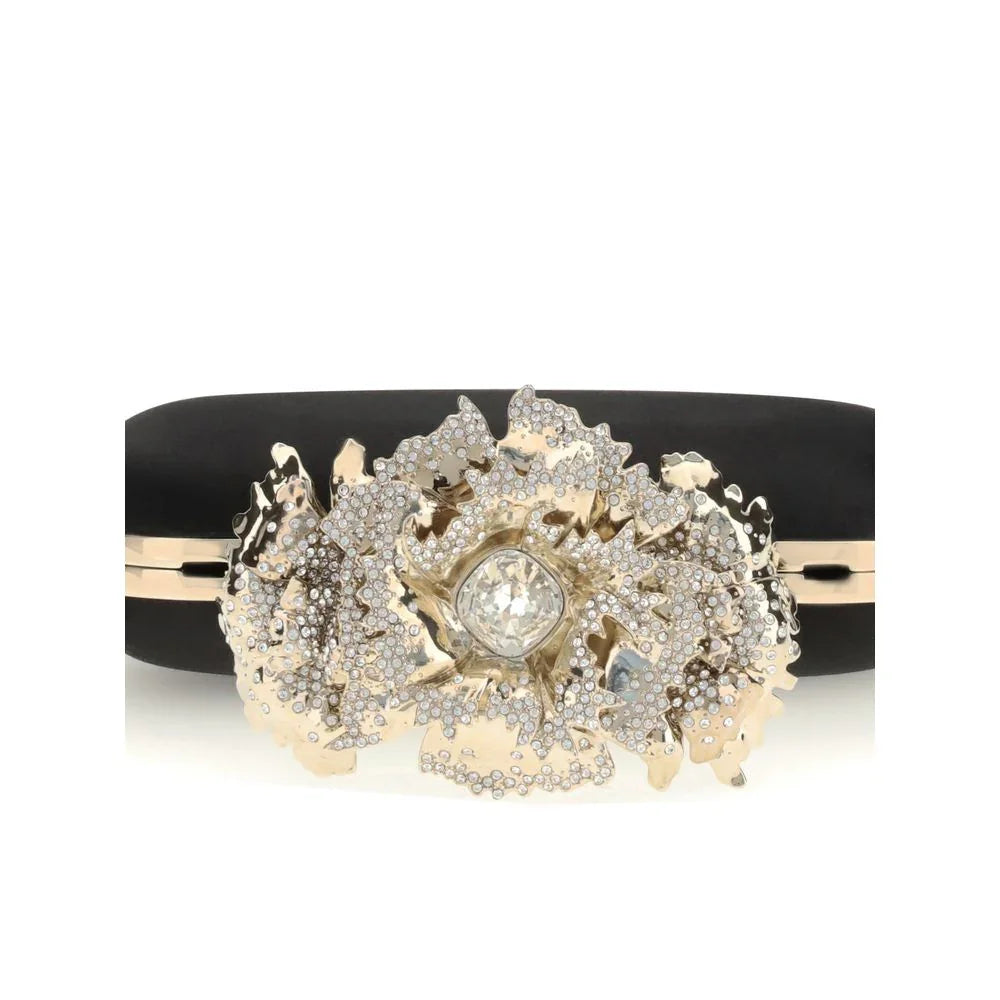 Alexander McQueen Carnation clutch in zijde - MARANOS
