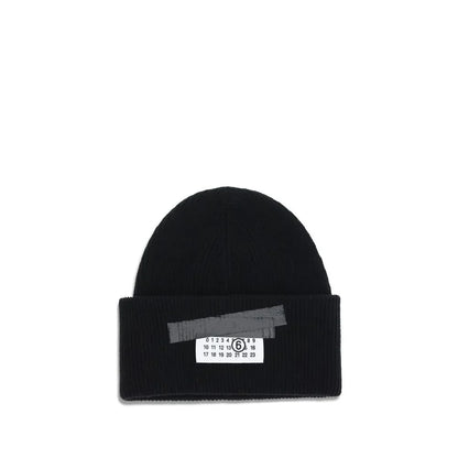 MM6 Maison Margiela muts in zwart wol-polyamidemix - MARANOS