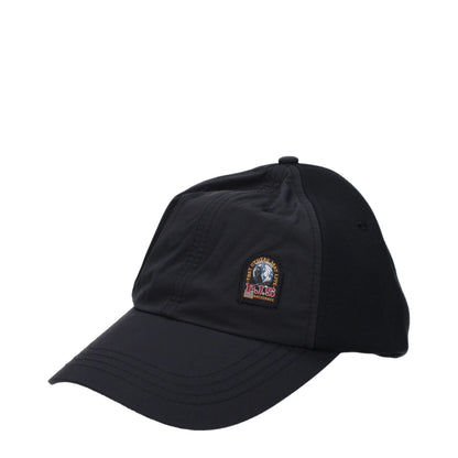 Parajumpers baseballpet in zwart katoen met front- en backlogo Parajumpers