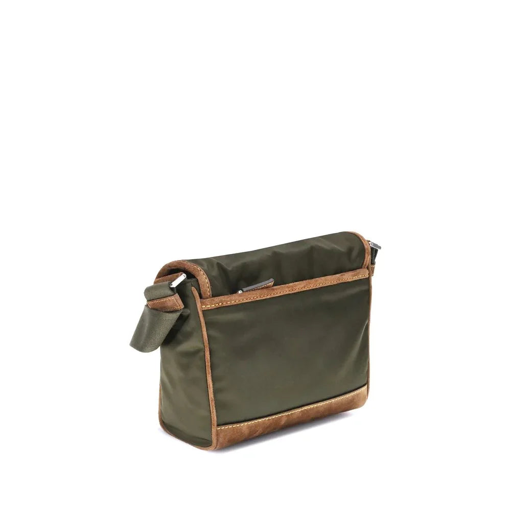 Prada Re-Nylon en leren medium schoudertas - MARANOS