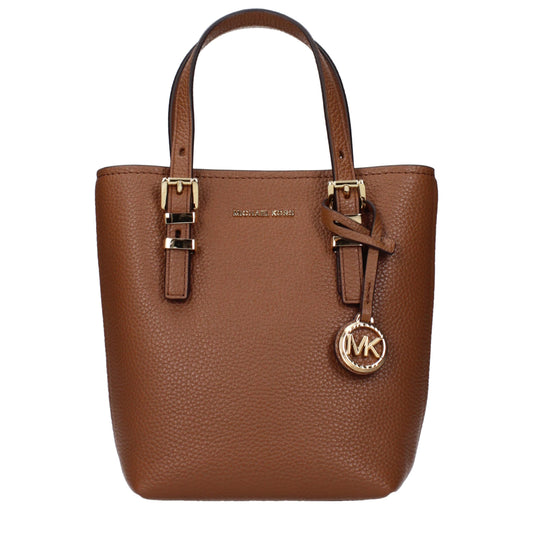 Michael Kors bruine leren handtas Michael Kors