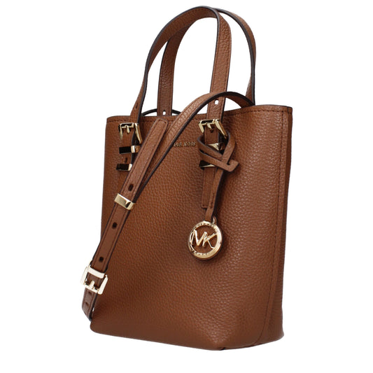 Michael Kors bruine leren handtas Michael Kors