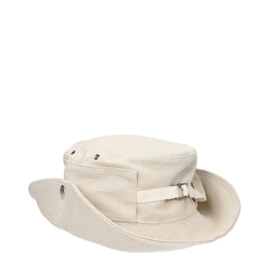 Jacquemus buckethoed in beige met frontlogo Jacquemus
