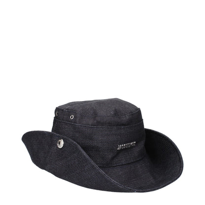 Jacquemus Blue Cotton Sunhats - MARANOS