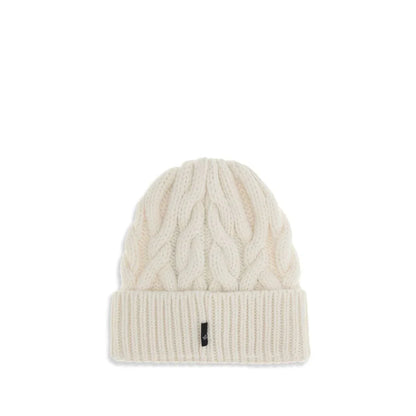 Moncler Grenoble muts in zwart fleecewol met logo - MARANOS