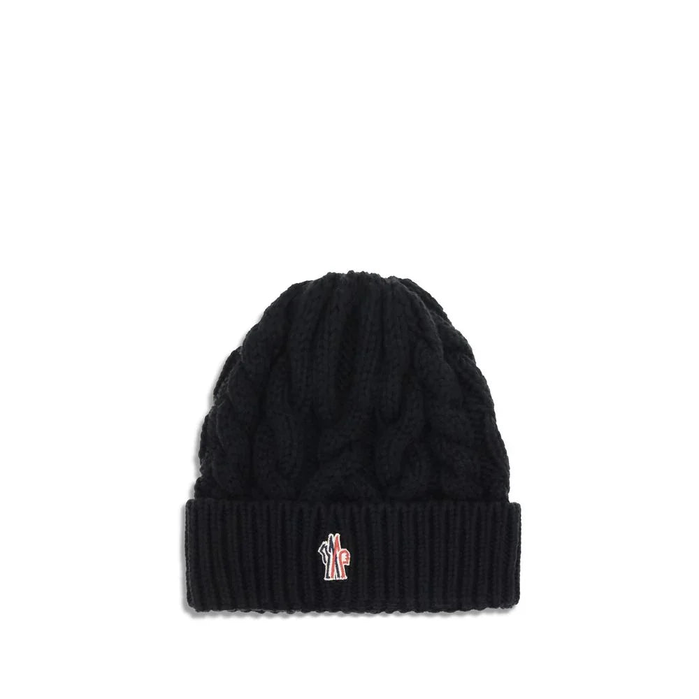 Moncler Grenoble muts in wol met logo - MARANOS