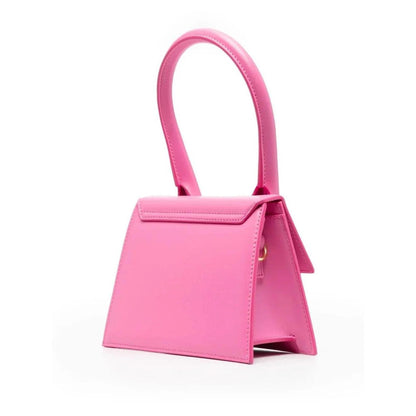 Jacquemus Le Chiquito Moyen tas in roze leer - MARANOS