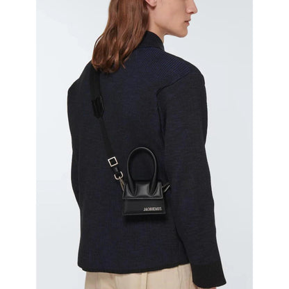 Jacquemus Le Chiquito Homme crossbody tas in zwart leer - MARANOS