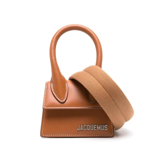 Jacquemus Le Chiquito Homme crossbody tas in lichtbruin leer - MARANOS