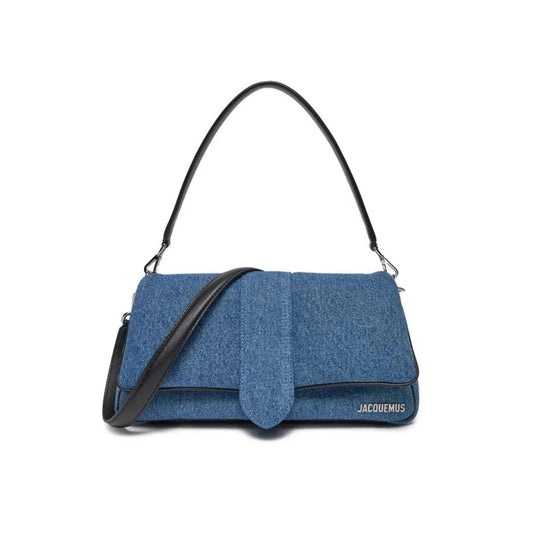 Jacquemus Le Bambimou handtas in denim - MARANOS