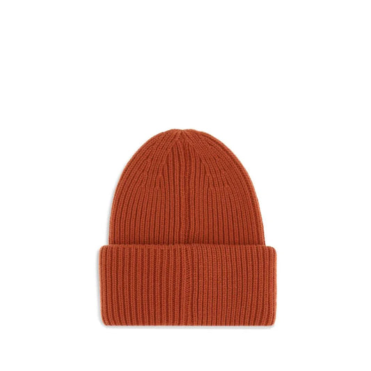 Moncler muts in zwart wol-kasjmiermix met brioche breisel en logo - MARANOS