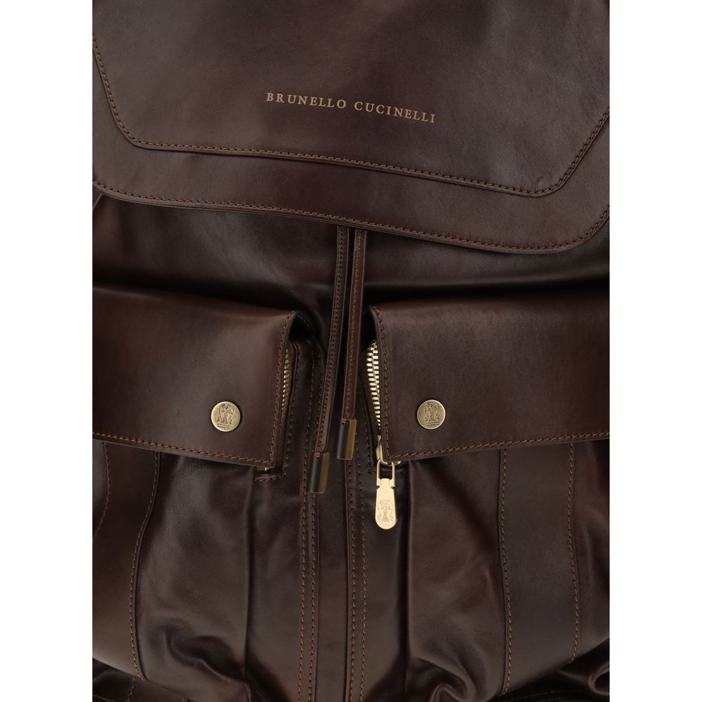 Brunello Cucinelli leren rugzak - MARANOS