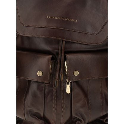 Brunello Cucinelli leren rugzak - MARANOS