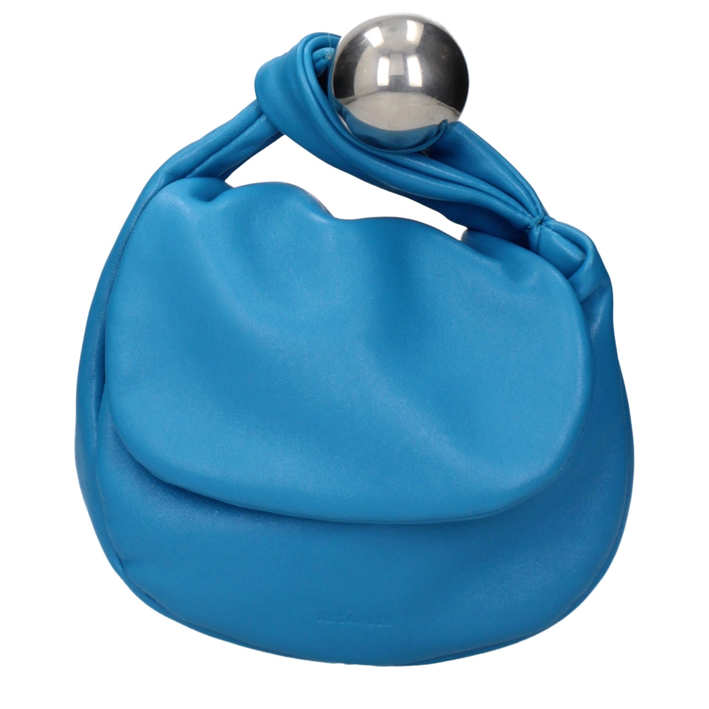 Jil Sander handtas in blauw leer Jil Sander